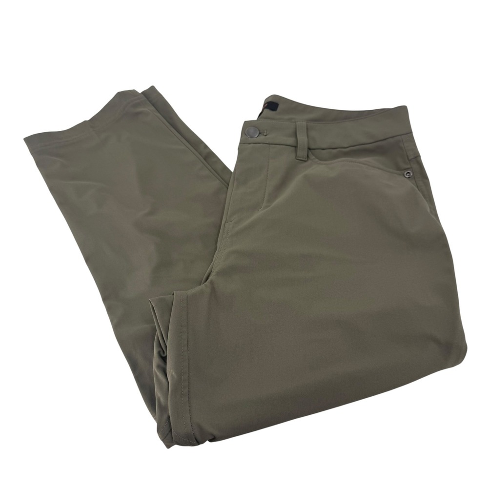 Quince Mens 5-Pocket Ultra-Stretch Tech Chino Pants Olive Green 30x23 - Picture 3 of 10